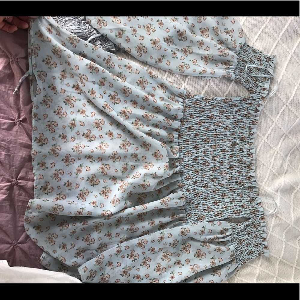 Dreamy off the shoulder summer top.